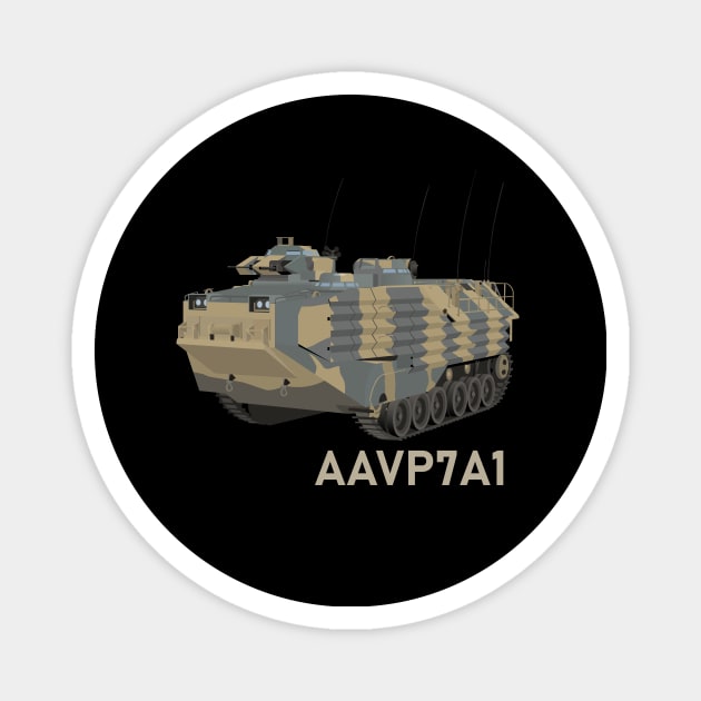 Assault Amphibious Vehicle (AAV) AAVP7A1 Magnet by NorseTech